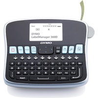 Dymo LabelManager 360D FR-Tastaturlayout, Beschriftungsgerät, Schwarz, Silber