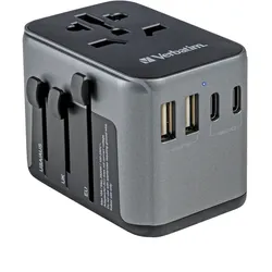 Verbatim Universal-Reiseadapter – Weltweit nutzbarUSB-C