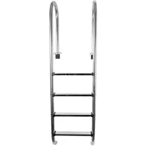 Evolution Einbauleiter eng 4-stufig V2A Edelstahl Pool Handlauf