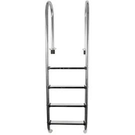 Evolution Einbauleiter eng 4-stufig V2A Edelstahl Pool Handlauf