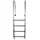Evolution Einbauleiter eng 4-stufig V2A Edelstahl Pool Handlauf