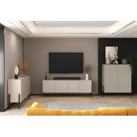 INOSIGN »Jukon,Breite 200 cm, moderne grifflose Kommode,4 Türen« Sideboard, Anrichte viel Stauraum, push-to-open-Funktion
