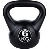 Kettlebell 6kg Fitforce Kugelhantel mit Zementfüllung im Kunststoffgehäuse für Home Fitness und Studio