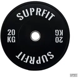 Suprfit Econ Bumper Plate White Logo (Paar) - 20 kg One Size