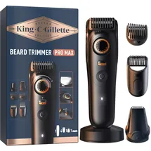 King C. Gillette Barttrimmer PRO MAX Schwarz