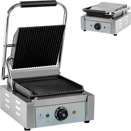 Royal Catering Kontaktgrill geriffelt 1800 W