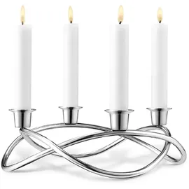 Georg Jensen Kerzenleuchter Season Edelstahl Silber