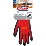 Spontex Grip Extreme Arbeitshandschuhe mit Nitrilbeschäumung, nach EN 388, leicht, flexibel, Farbe nicht frei wählbar, Größe XL, 1 Paar