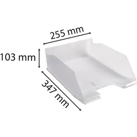 Exacompta 11523D Polystyrol 750 Blatt Transparent 10,3 x 25,5 x 34,7 cm 4 Stück