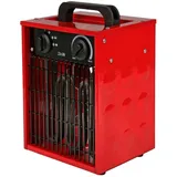 SHX SHX308HEAT2022 Heizlüfter 2 kW Rot