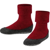 Falke Kinder Hausschuh-Socken Cosyshoe K HP Wolle rutschhemmende Noppen 1 Paar, Rot (Fire