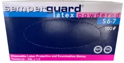 Semperguard® Einmalhandschuhe, Latex 3000001415 , 1 Karton = 10 Packungen = 1000 Stück, Größe S