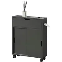 [en.casa] Kempele Nischenschrank 52 x 67 x 17 cm Dunkelgrau
