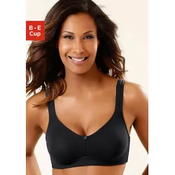 Schalen-BH NUANCE, Damen, Gr. 85, Cup B, schwarz, Jersey, Spacer, Obermaterial: 40% Baumwolle, 40% Polyester, 20% Elasthan, Basic, BHs BH Bügelloser-BH Schalen-BH T-Shirt-BH, mit Spacer-Schalen ohne Bügel