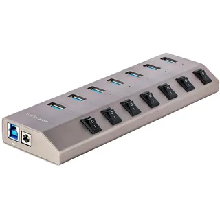 Startech StarTech.com Hub with Individual On/Off Switches, USB 3.0 5Gbps Expansion Hub, w/Power Supply,