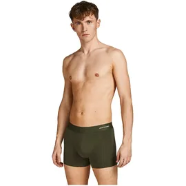 JACK & JONES JACBASIC BAMBOO TRUNKS 3er Pack Grün / Blau / Schwarz XXL