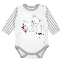 TupTam Baby Mädchen Jungen Bekleidungsset Langarmbody Hose Mütze mit