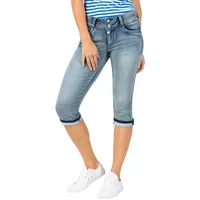 Timezone Damen Bermuda Slim ENYATZ 3/4 - Mid Waist