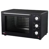 Melchioni Family Forno Elettrico Ventilato Enjoy 47 Kompakter Umluft-Ofen 1700W für schnelle Mahlzeiten