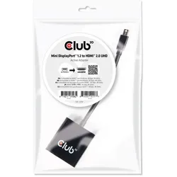 Adapter DisplayPort Mini 1.2 => HDMI 2.0 *Club 3D* 4K60Hz UHD aktiv