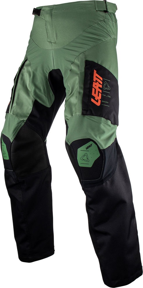 Leatt 5.5 Enduro Cactus S23, pantalon en textile - Vert/Noir - M