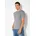 H I S T-Shirt H I S Jungen Gr XL grau grau meliert Feinripp Obermaterial 100 Baumwolle meliert Basic körpernah normal Rundhals abgesteppte Kante Shirts T-Shirt