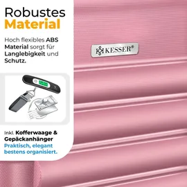 Kesser Koffer-Set 4-tlg. rosa/abs