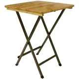 FRG Stehtisch Zürich 78 x 78 cm Braun