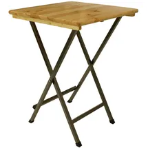 FRG Stehtisch Zürich 78 x 78 cm Braun