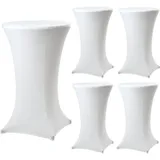 Trutzholm Stehtischhusse Weiß Ø 60 cm 5er Set