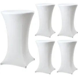 Trutzholm Stehtischhusse Weiß Ø 60 cm 5er Set