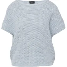 s.Oliver Shirt mit Strickmuster im Relaxed Fit Blau S