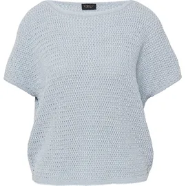 s.Oliver Shirt mit Strickmuster im Relaxed Fit Blau S