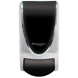 SCJ Seifenspender, schwarz chrom transparent