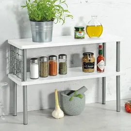 KESPER Küchenregal 55 x 20 x 38 cm Weiß