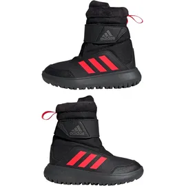 Adidas Winterplay Stiefel Core Black / Solar Red / Iron Met 31 1/2