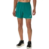 Asics Road 2-N-1 5IN Herren Rainy Lake/Light Teal Größe
