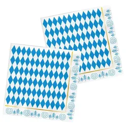 20 Servietten Oktoberfest mit Muster