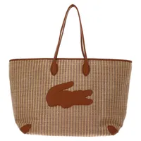 Lacoste Shopping Bag Shopper 15" 42 cm Natural Tan/Braun