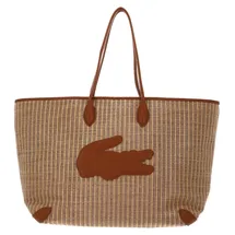 Lacoste Shopping Bag Shopper 15" 42 cm Natural Tan/Braun