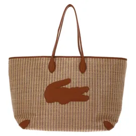 Lacoste Shopping Bag Shopper 15" 42 cm Natural Tan/Braun