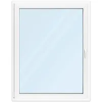 Fenster 110x140 cm, Kunststoff Profil aluplast IDEAL® 4000, Weiß, 1100x1400 mm, einteilig festverglast, 2-fach Verglasung, individuell konfigurieren