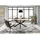MASSIVMOEBEL24.DE Mango 180 x 74 x 90 cm natur lackiert/schwarz