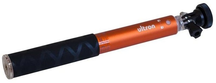 Ultron Selfie Alu 80 Selfiestick (83cm Selfie Stick, Teleskoparm, Bluetooth, Handy, Smartphone, Auslöser, orange (172222) orange