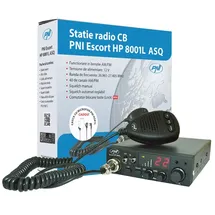 PNI CB-Funkgerät PNI Escort HP 8001L einstellbar ASQ 4W Tastensperre Funktion + Kopfhörer HS81L enthalten