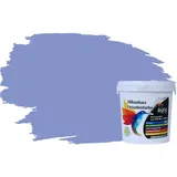 RyFo Colors Fassadenfarbe Silikonharz Fassadenfarbe Nebelblau 1l, 1 L ca. 6 m2, Wasserabweisend, diffusionsfähig, schützt vor Schmutz, Algen, Pilzen blau