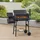 casa.pro Holzkohlegrill Arielli 115 x 110 x 64 cm Schwarz 