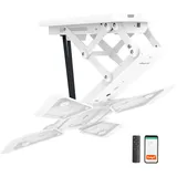 Easy Life EasyLife - TV Deckenhalter Smart Home elektrisch schwenkbar 23 bis 55 Zoll, VESA 400x400 Weiß
