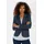 Kaffe Blazer 'Kinnie' - Braun,Weiß,Dunkelblau - 34