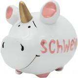 KCG Spardose Schwein Schweinhorn Keramik klein